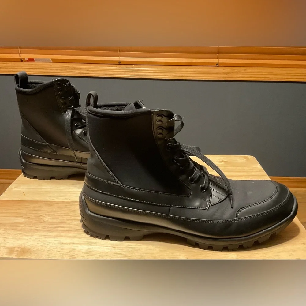 Unlisted Men's Black Lace Up Ankle 6” Boots. 10 1/2 Medium 8/2017. Design 30215